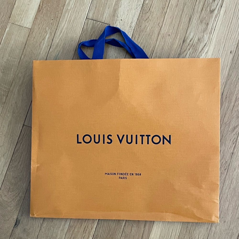 Louis Vuitton Paper Gift Bag - 15.5” W x 13” H x 6” D